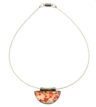 Load image into Gallery viewer, Hammered Metal Kimono Pendant Necklace
