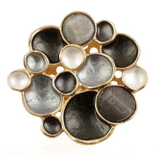 Load image into Gallery viewer, Matte2 Tone Tone Brooch 1572
