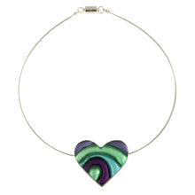 Load image into Gallery viewer, Matt Hearts Swirl Necklace 2106
