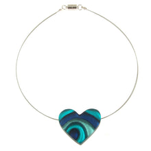 Load image into Gallery viewer, Matt Hearts Swirl Necklace 2106

