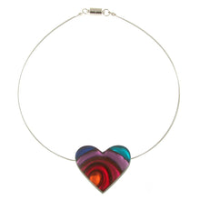 Load image into Gallery viewer, Matt Hearts Swirl Necklace 2106
