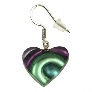 Matt Hearts Swirl Earrings 2107