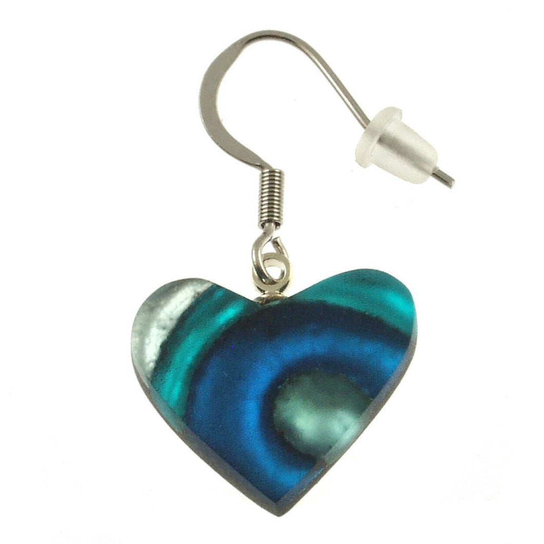 Matt Hearts Swirl Earrings 2107