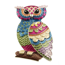 Load image into Gallery viewer, Multi Tone Owl Brooches 2273
