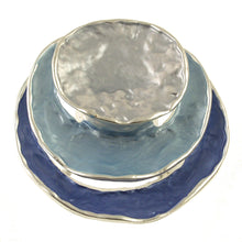 Load image into Gallery viewer, Matt Silver Aqua Tone Broo Brooch
