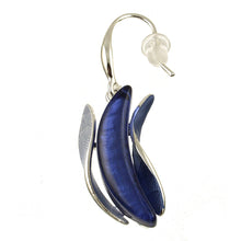 Load image into Gallery viewer, S. Silver Matt White Resin Earring
