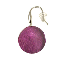 Load image into Gallery viewer, Matt Round Red Resin Earring
