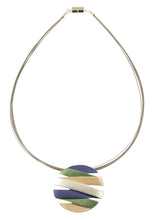 Load image into Gallery viewer, Matt Silver W Necklace
