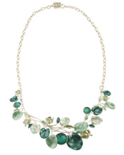 Load image into Gallery viewer, Matt Silver Aqua ToNecklace
