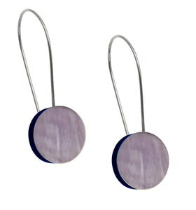 Resin Disc Earrings
