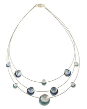 Load image into Gallery viewer, 3 Strand Circle Necklace 6140
