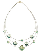 Load image into Gallery viewer, 3 Strand Circle Necklace 6140
