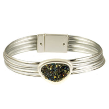Load image into Gallery viewer, Matt Crystal 2-Tone Bracelet 624
