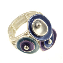 Load image into Gallery viewer, Matt Silver Aqua Tone Ring
