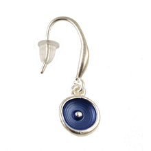 Load image into Gallery viewer, Matt Silver Blue Earring
