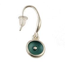 Load image into Gallery viewer, Matt Silver Blue Earring
