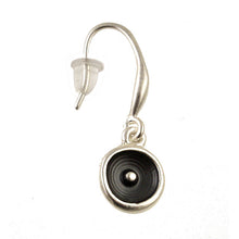 Load image into Gallery viewer, Matt Silver Blue Earring
