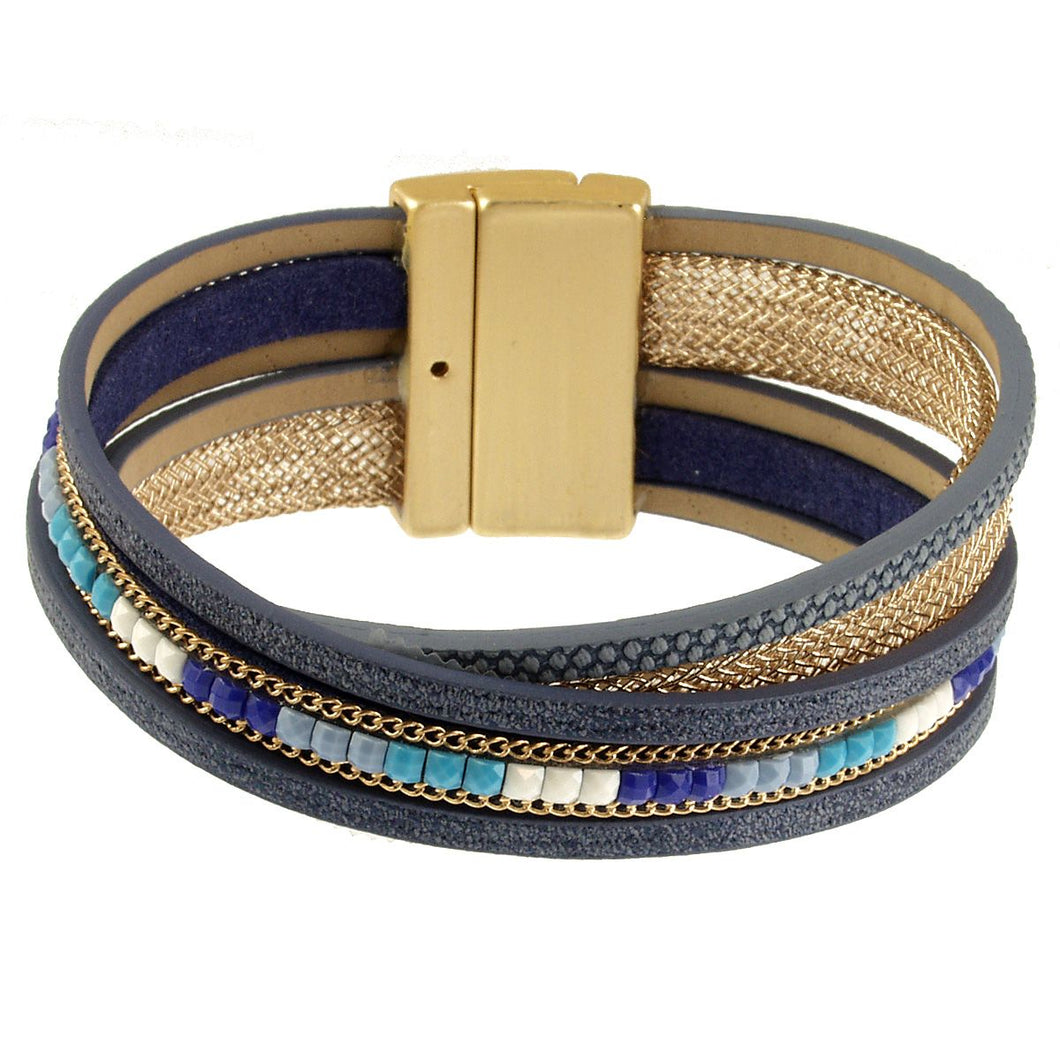 L.M-Kc Gold Tile Bracelet 698