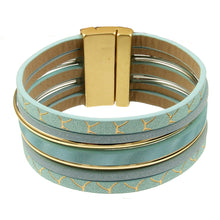 Load image into Gallery viewer, L.Matt Kc Gold/Green Bracel Bracelet
