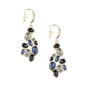 Matte 2-Tone Earrings 7423