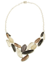 Load image into Gallery viewer, Matte Silver-Tone Necklace 7672
