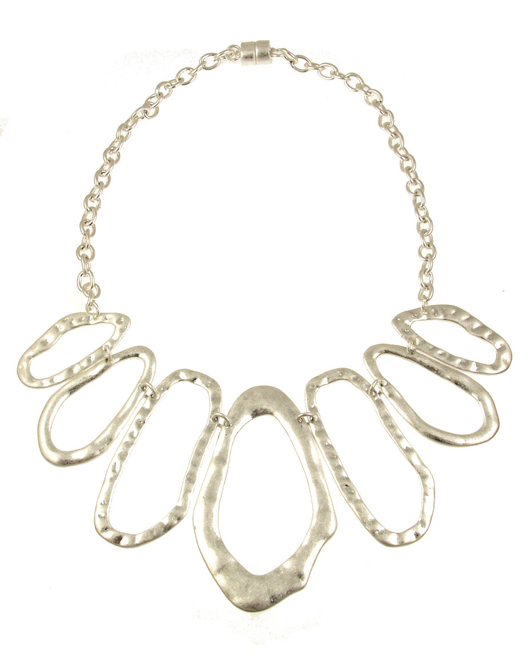 Antique Organic Oval Necklace 7757
