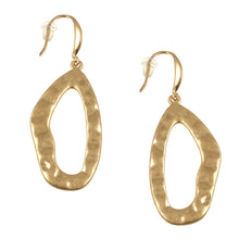 Load image into Gallery viewer, Antique Organic Oval Earrings 7758
