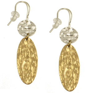 Matt Silver/L.Matt Kc Gold Earrings 817
