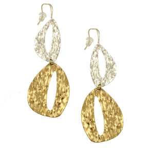 Matt Silver/L.Matt Kc Gold Earrings 818