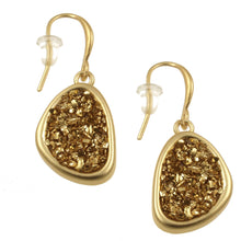Load image into Gallery viewer, Matt Two Tone Crystal Earrings 852
