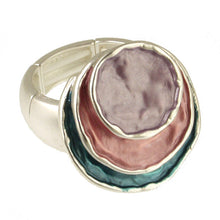 Load image into Gallery viewer, Matt Silver Aqua Tone Ring
