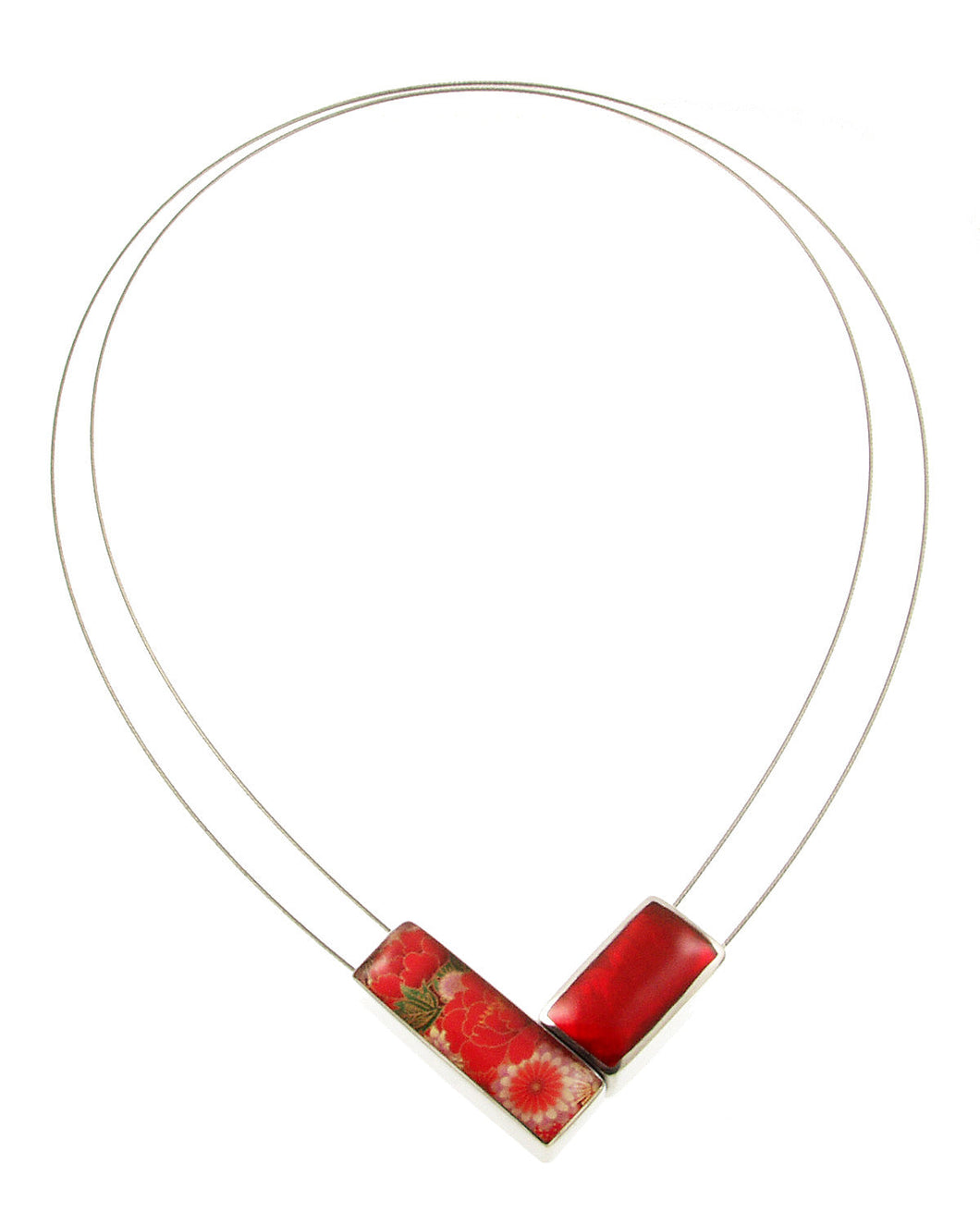 V Kimono Magnetic Pendant Necklace