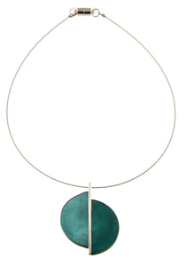 N-2Tone Pendant Necklace 131