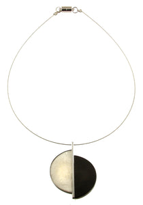 N-2Tone Pendant Necklace 131