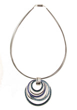 Load image into Gallery viewer, N-S.Silver Circles Pendant Necklace 197
