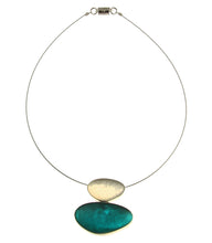 Load image into Gallery viewer, Two Pebbles Pendant Necklace
