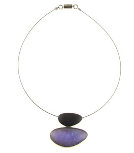 Two Pebbles Pendant Necklace