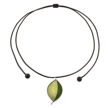 Load image into Gallery viewer, Adjustable Leaf Pendant Necklace
