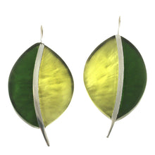 Load image into Gallery viewer, 2Tone Leaf Earrings
