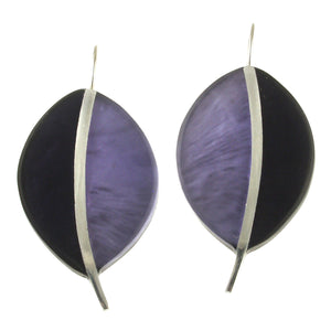 2Tone Leaf Earrings