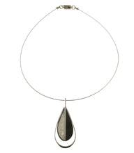 Load image into Gallery viewer, 2Tone Teardro Pendant Necklace
