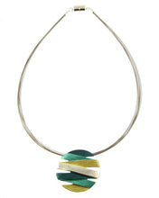 Load image into Gallery viewer, Matt Silver W Necklace
