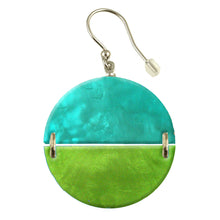 Load image into Gallery viewer, 2tone Circle Earrings
