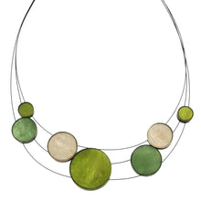 Load image into Gallery viewer, N-3strd Resin Disc Necklace
