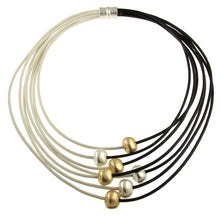 Load image into Gallery viewer, Matt Silver Two Necklace
