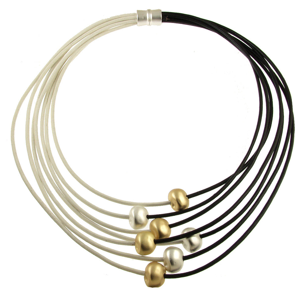Matt Silver Two Necklace