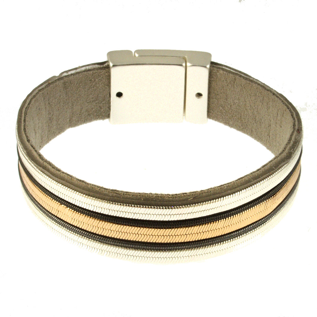 Ms/Silv/Gold/Silv/Beige Bracelet