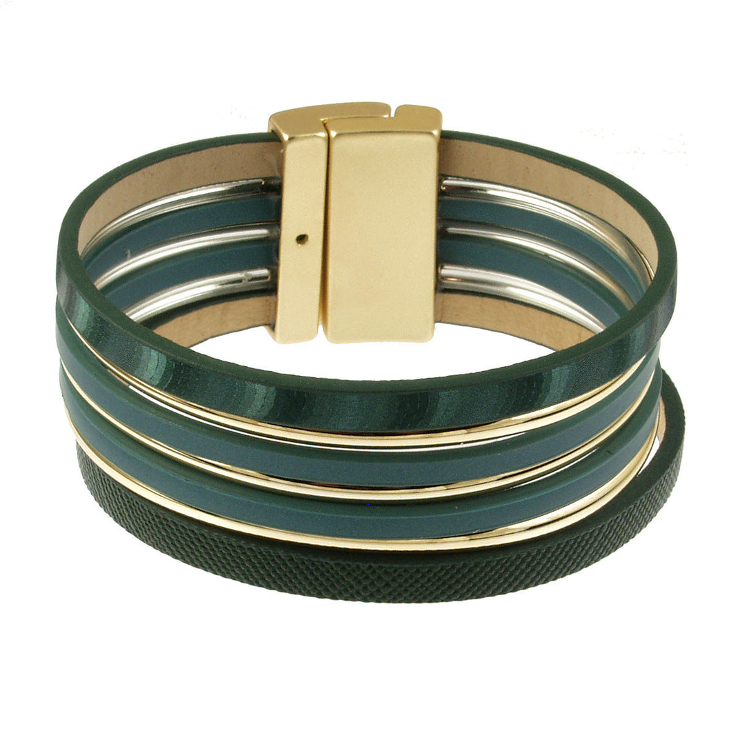 L.Matt Kc Gold/Green Bracel Bracelet